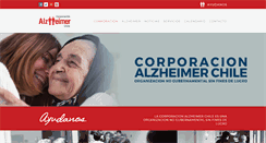 Desktop Screenshot of corporacionalzheimer.cl
