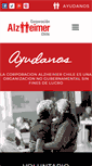 Mobile Screenshot of corporacionalzheimer.cl